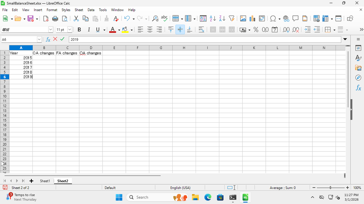 Step 10: Press Enter and type "2019"